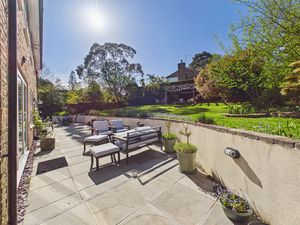 REAR GARDEN & PATIO- click for photo gallery